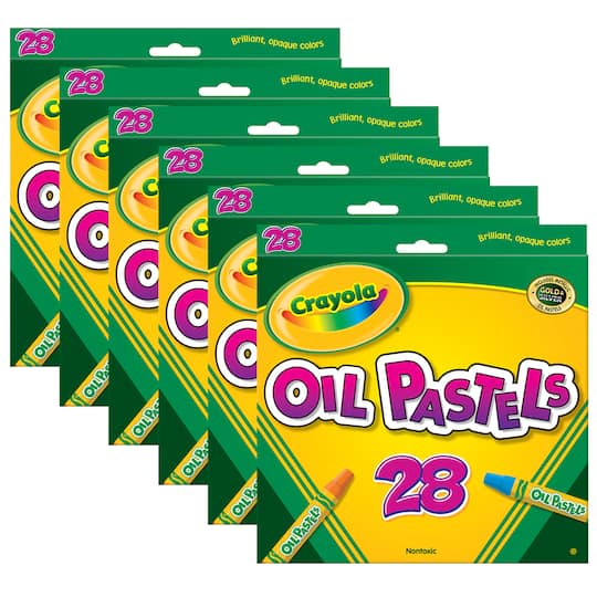 4 Packs: 6 Packs 28 ct. (672 total) Crayola&#xAE; Oil Pastels